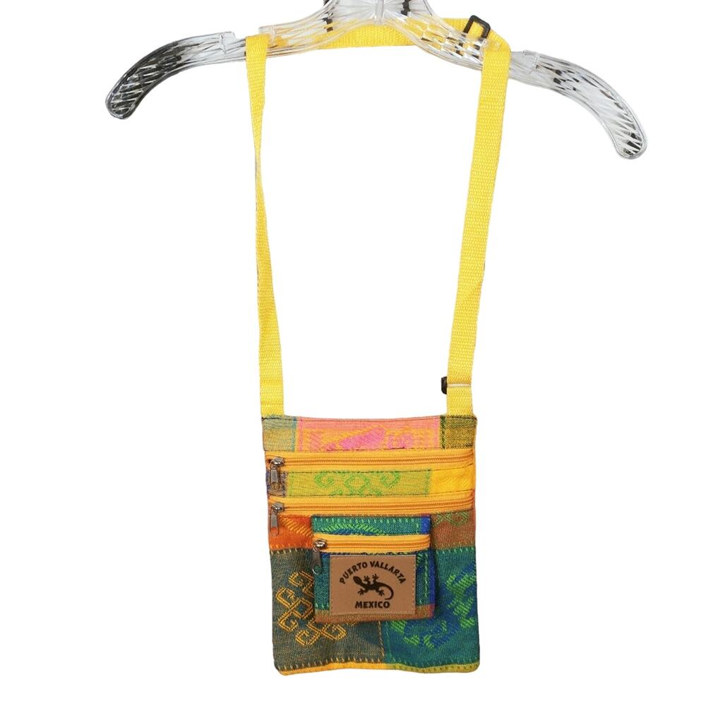 Puerta Vallarta Mexico Multicolor Crossbody Bag